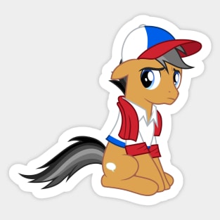 Pouty Quibble pants Sticker